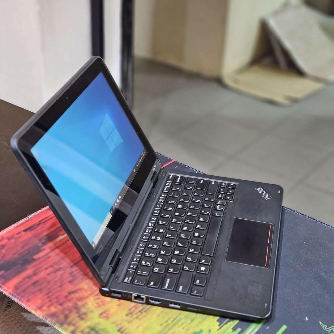 The Lenovo ThinkPad Yoga 11e is a rugged laptop. It is a very durable convertible device. now available in Sambazah in Tanzania