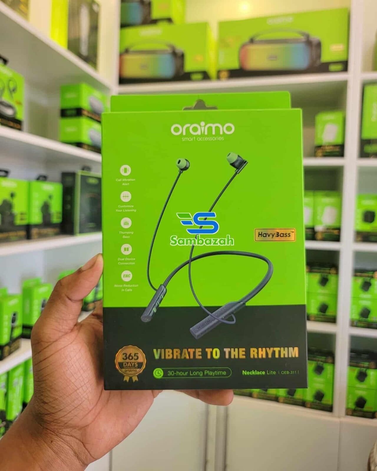Oraimo Necklace lite available in Tanzania through Sambazah