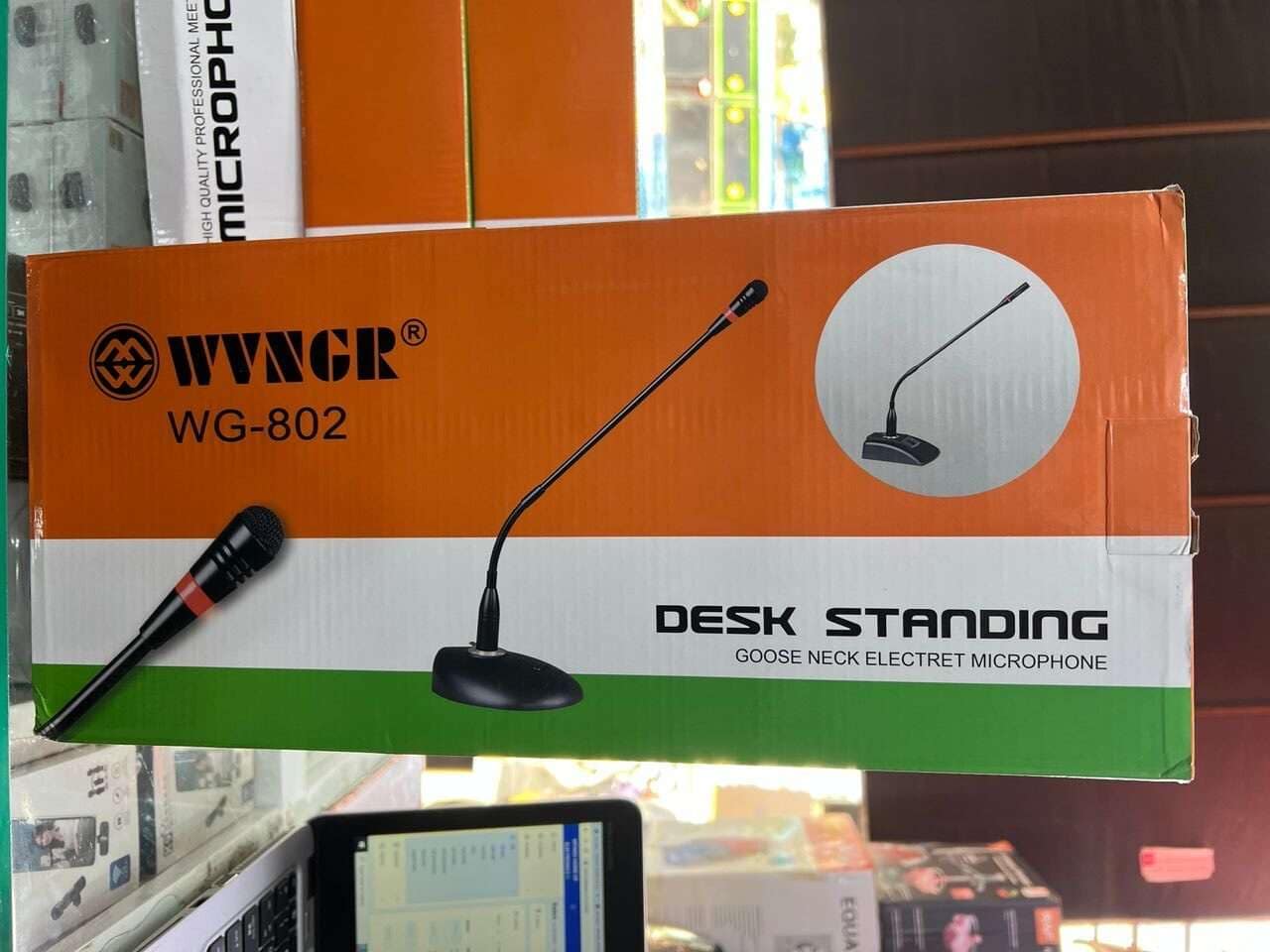 Desk standing electric microphone - Tsh 170,000 is now available in Tanzania through Sambazah