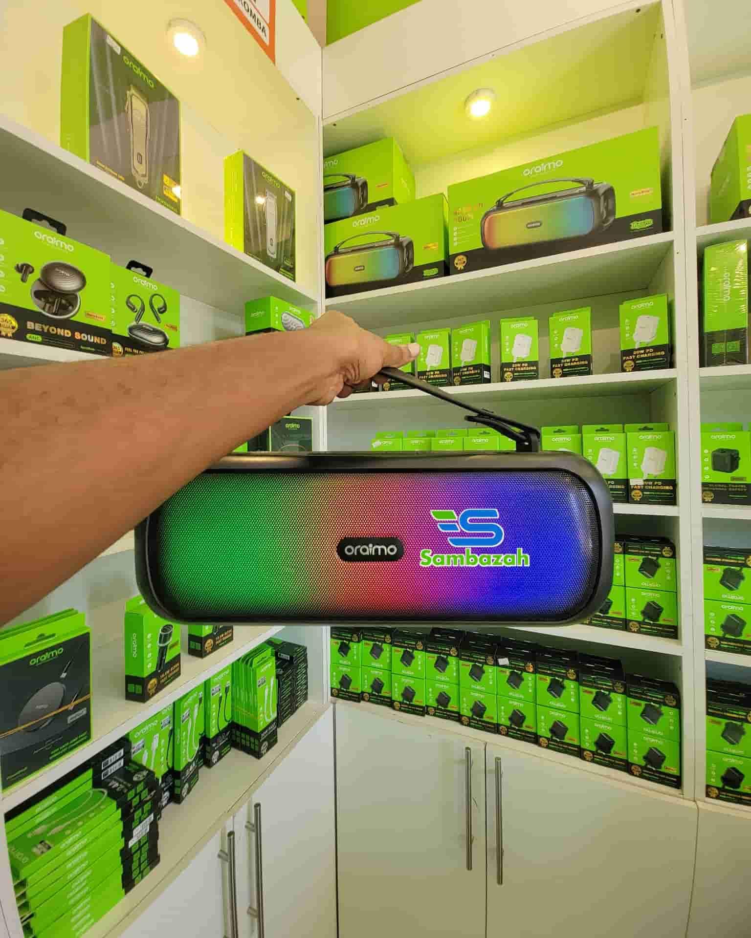 Oraimo Bass go Boom Speaker 2 available in Tanzania through Sambazah