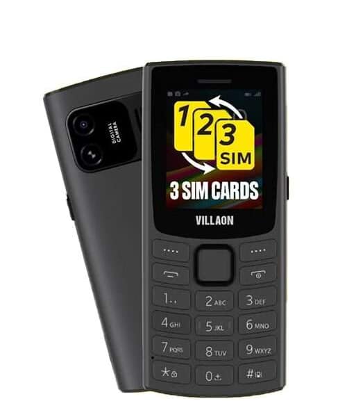 Villaon-V120-3sim-Black-TAnzania-sambazah - Tsh 30000 now available in Sambazah in Tanzania