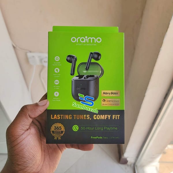 Oraimo Free pods Neo available in Tanzania through Sambazah