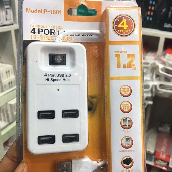 4 port usb hub - Tsh 15000 now available in Sambazah in Tanzania