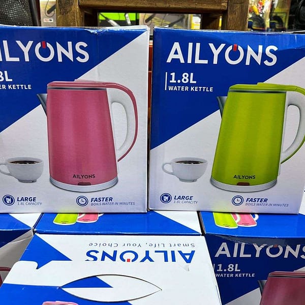 Ailyons 1.8ltr water kettle Tanzania - Tsh 25000 now available in Sambazah in Tanzania