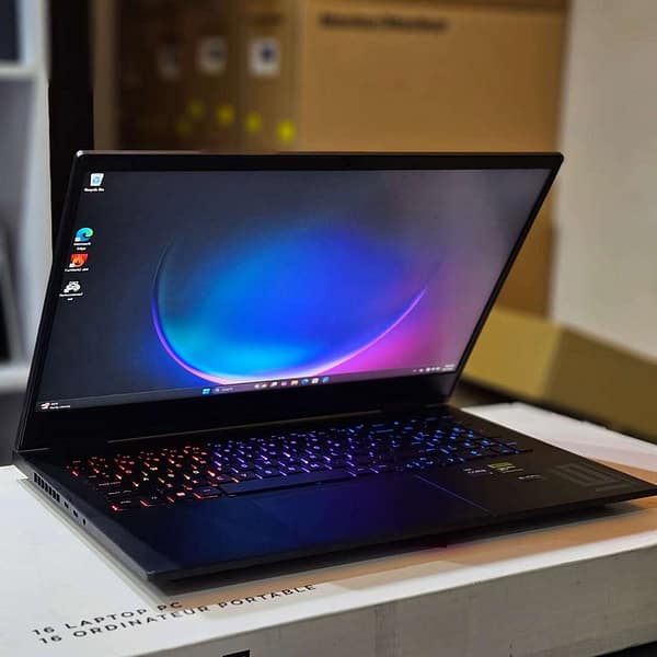 HP Omen 16 is a high-performance laptop comes with the latest Intel Core or AMD Ryzen processors now available in Sambazah in Tanzania