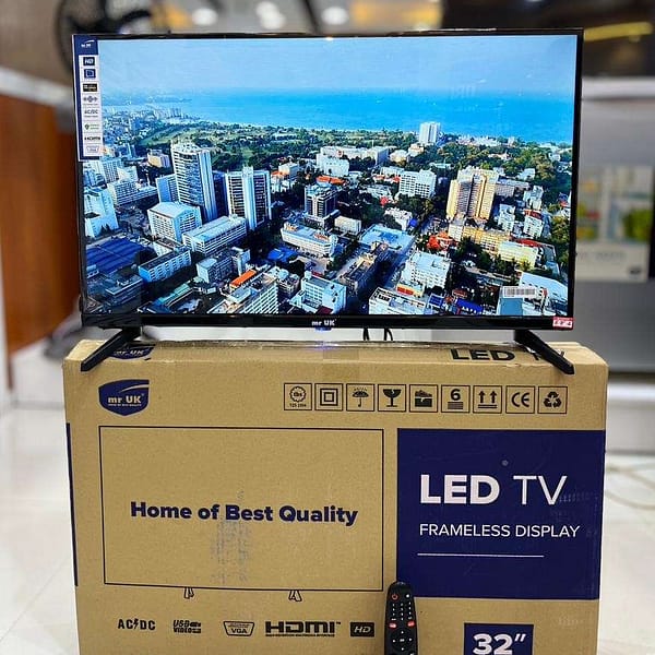 MR UK 32 Inch Frameless Led Tv - Tsh 285,000 now available in Sambazah in Tanzania