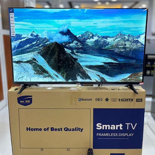 MR UK 43 Inch Smart Frameless Led Tv - Tsh 450000 now available in Sambazah in Tanzania