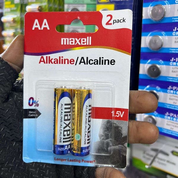 Maxell alkaline 1.5v battery 1.5v - Tsh 3000 now available in Sambazah in Tanzania