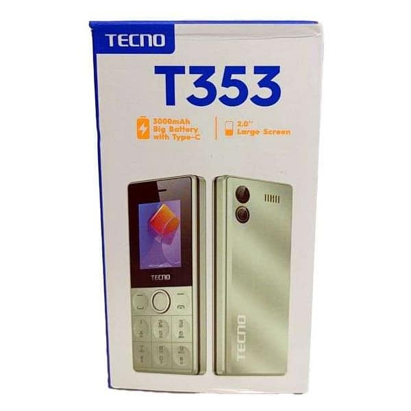 TECNO T353 -phone_portable_tecno_t353-tanzania now available in Sambazah in Tanzania
