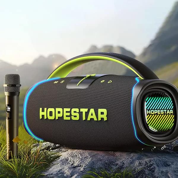 hopestar 300w portable speaker with handle and microphone - Tsh 460,000 now available in Sambazah in Tanzania