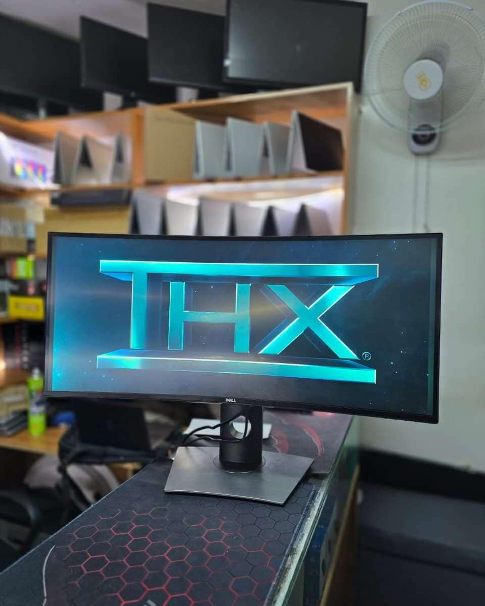 Dell U3417W 🔥34 inch curved monitor 🔥3440x1440 QHD 🔥Curvature; 1900R curve Panel available in Tanzania through Sambazah