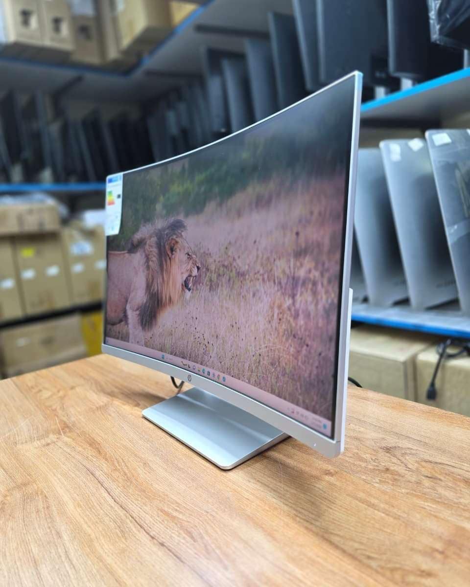Hp-27-inch-curved-display🔥Brand-new-monitor-🔥19201080-🔥75hz-🔥HDMI-display-portsAvailable-Tsh-650000 available in Tanzania through Sambazah