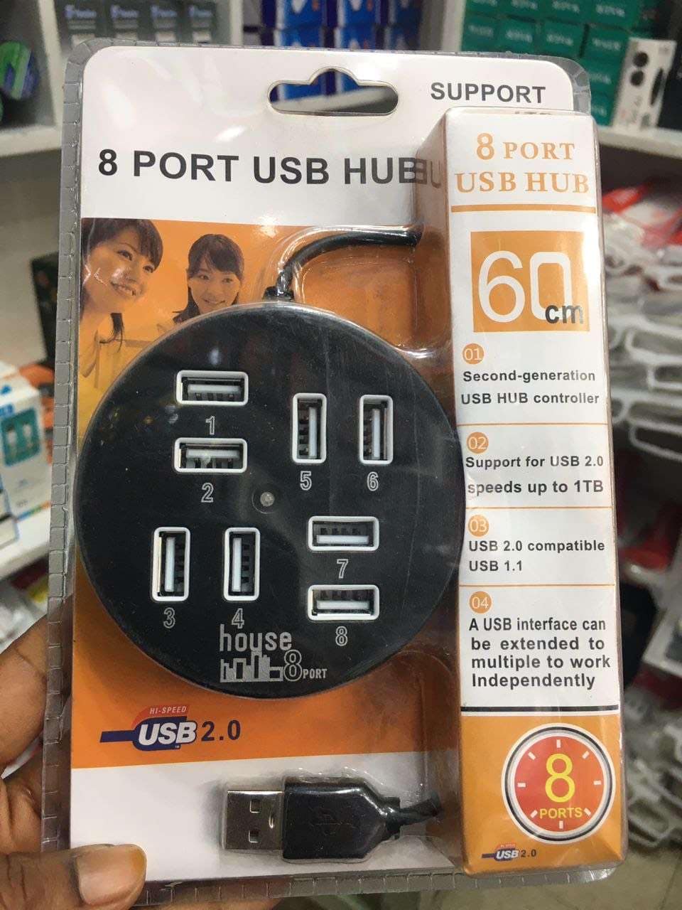 8 port hub - Tsh 25000 now available in Sambazah in Tanzania